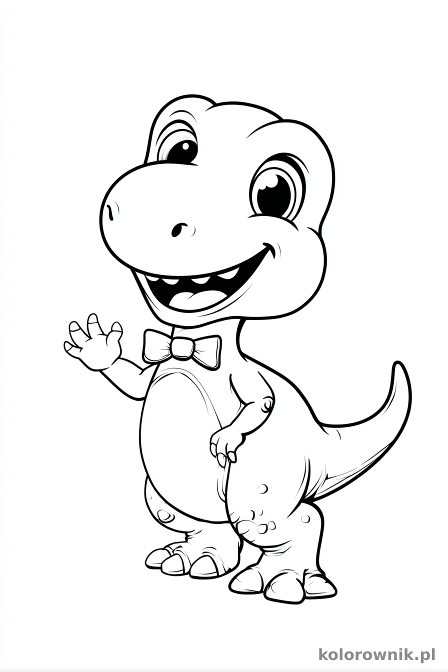 Dinozaur kolorowanka do druku nr 22