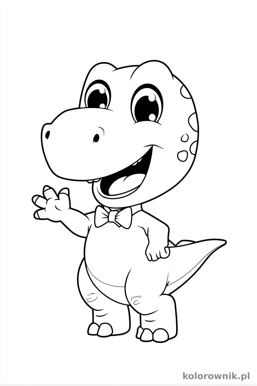 Dinozaur kolorowanka do druku nr 24